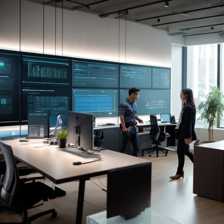 AI collaboration illustration